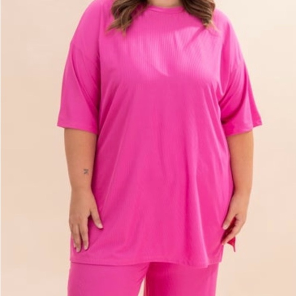 Women's Pink Lounge top